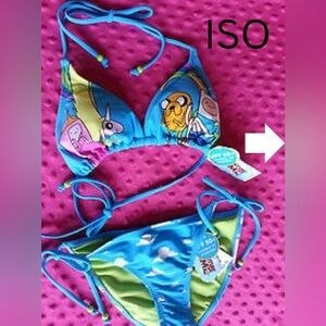 Colorful Cartoon Bikini Set